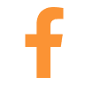 Lowercase orange "f" on black background.