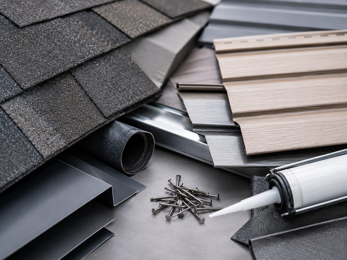 Roofing and siding repair materials for storm damage repair in Harford County