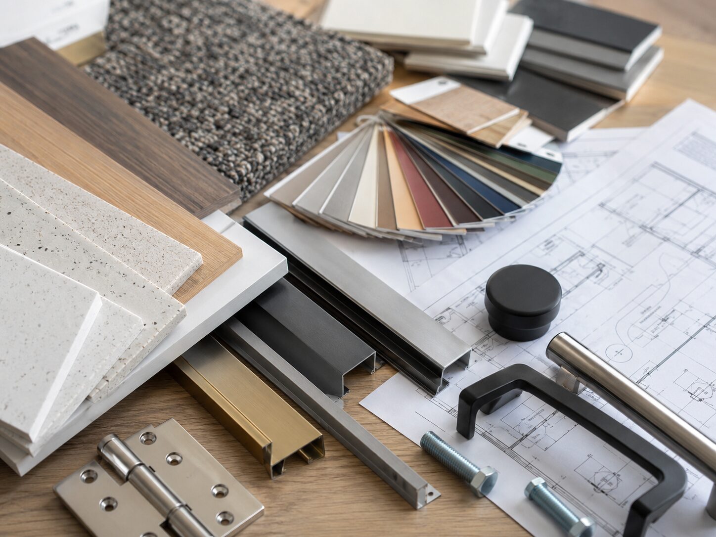 Commercial renovation material samples for Harford County local businesses